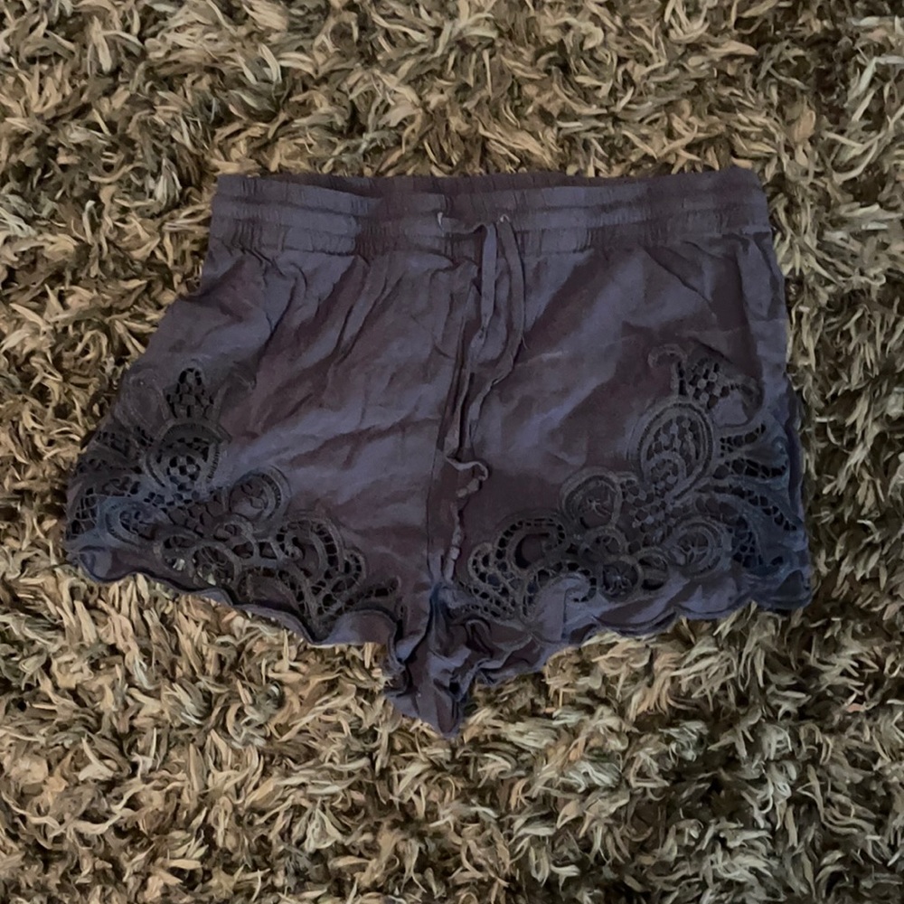 Navy blue Kendall and Kylie shorts